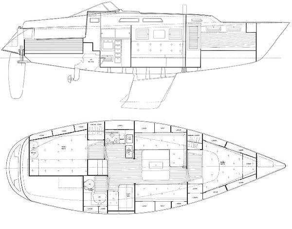 Hallberg-Rassy 34 sailboat - replacement sails available