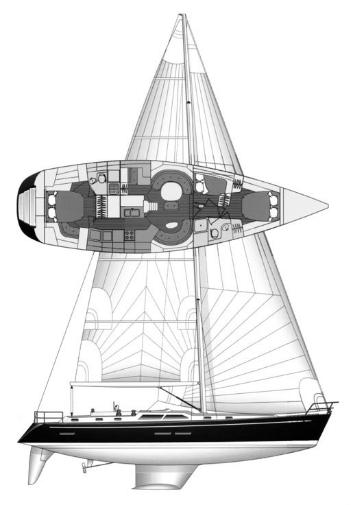 HYLAS 54 sailboat - replacement sails available