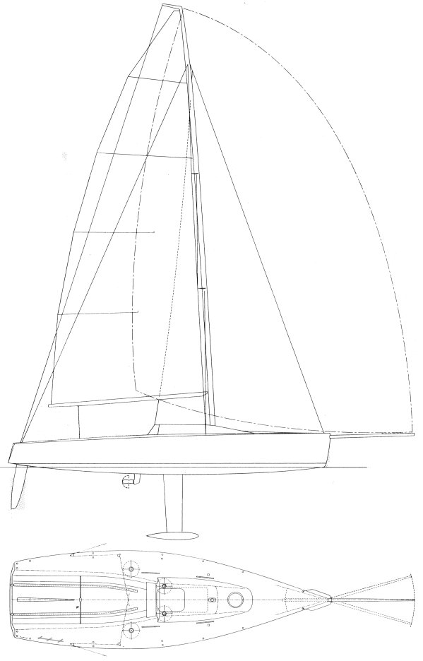 MELGES 30 sailboat - replacement sails available