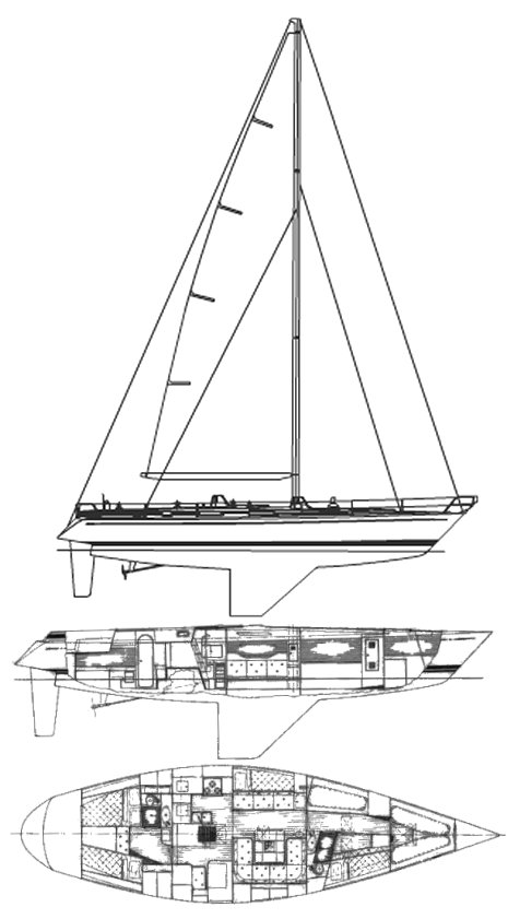 SWAN 51 sailboat - replacement sails available