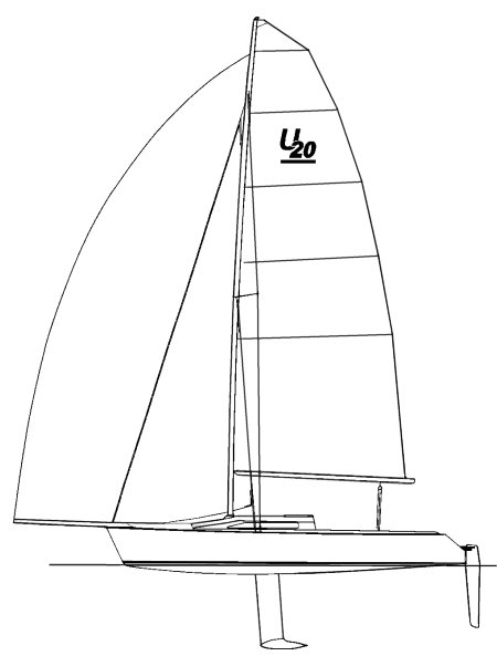 ULTIMATE 20 sailboat - replacement sails available